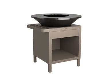 OFYR, OFYR PRO CONNECT PLANCHA MODULE TAUPE Barbecue a legna in alluminio