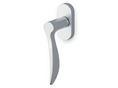 DK brass window handle on rose AGATA OLIVARI