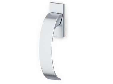 DK brass window handle on rose ARC OLIVARI
