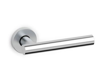 Brass door handle on rose BEIJING OLIVARI