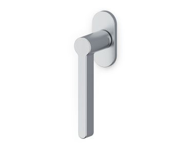 DK brass window handle on rose LOGO L OLIVARI