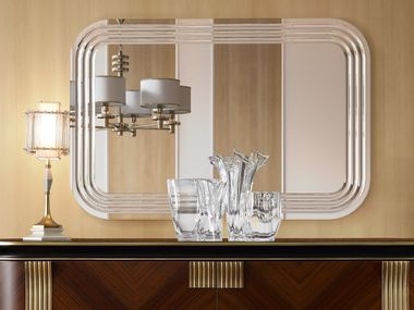 Rectangular wall-mounted mirror OLIVER A.R. Arredamenti