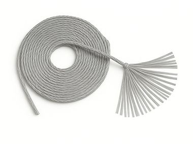 Unidirectional galvanized steel fiber "roving" fabric OLY ROPE STEEL OLYMPUS