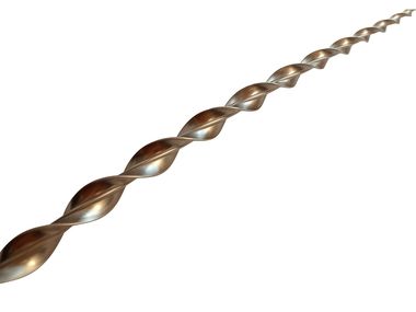 AISI 304 stainless steel helical bar OLY STEEL CHAIN OLYMPUS