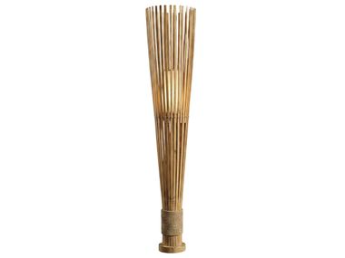 Lampada da terra per esterno in rattan CONO OM Showroom