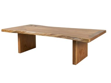 Rectangular teak dining table TITANO OM Showroom