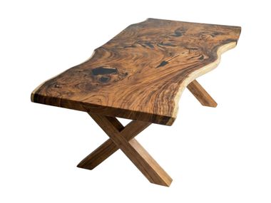 Teak dining table ECLISSE OM Showroom