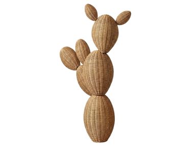 Lampada da terra per esterno in rattan FICO D'INDIA OM Showroom