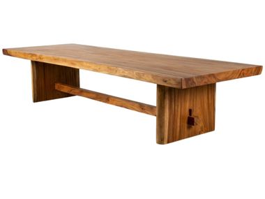 Rectangular teak dining table MAESTOSO OM Showroom