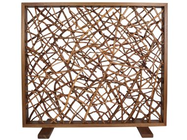 Teak Screen NATURA OM Showroom