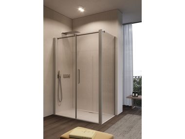 OMEGA OM2P Box doccia ad angolo con porta battente By DISENIA