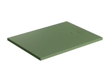Rectangular anti-slip composite material shower tray AQUAROCK M+ 80-100/80-120/80-140/80-160/90-100/90-120/90-140/90-160 OMNIRES