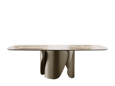 Rectangular ceramic table ONDA EFORMA