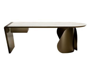 Ceramic desk with drawers ONDA EFORMA