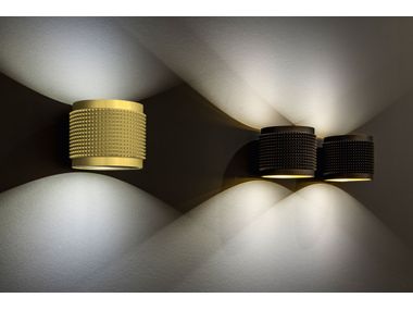 ORBIT PUNK LED metal wall light By Deltalight