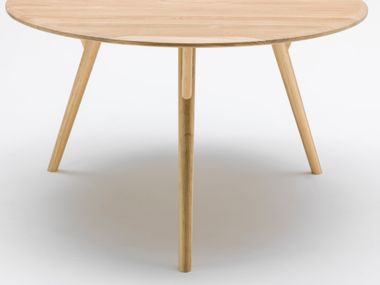 ORGANIC | Round table Round solid wood dining table By Woak | design ...