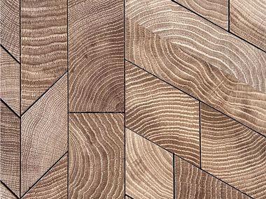 Pavimento/rivestimento in legno FORÊT ENDGRAIN NATURAL OSCARONO