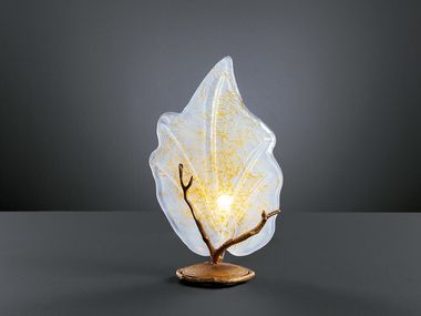 Handmade bronze table lamp OUTONO HAMAMELIS Serip