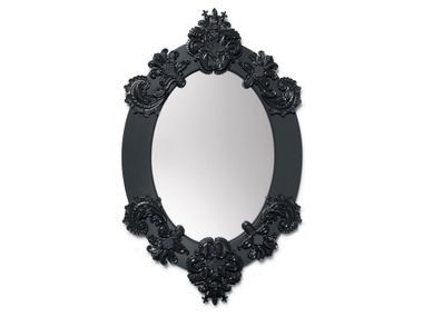 Specchio ovale da parete OVAL MIRROR BLACK Lladró