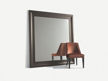 Floor or wall mirror with covered frame PSICHE' Oasis