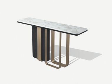 Consolle in legno con decori in metallo SAINT-GERMAIN Oasis