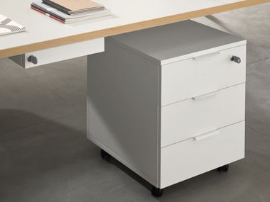 Schreibtischcontainer mit Schloss Bürokommode Martex