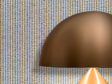 Carta da parati a motivi in fibra di cellulosa LIGNES ORO Officinarkitettura®