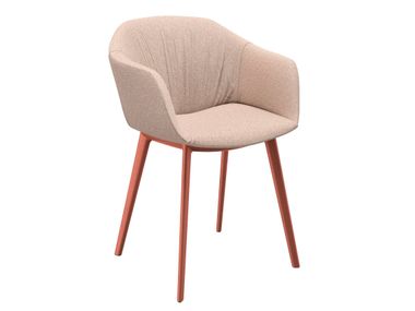 Silla fija tapizada con 4 patas inyección HELMET Ofifran