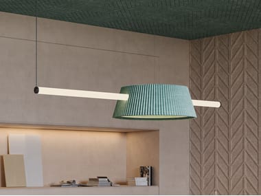 Lampada a sospensione acustica in PET riciclato CELESTE Olé Lighting