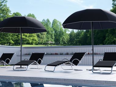 Central pole umbrella DOME Ombrellificio Poggesi