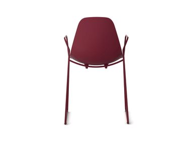 Sled base steel chair with armrests MAMMAMIA SLED Opinion Ciatti