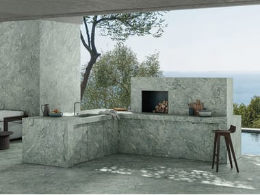 Optimum Surfaces, GREEN MOON Rivestimento in gres porcellanato effetto pietra