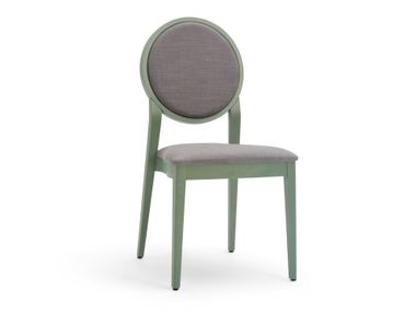 Stackable medallion upholstered chair MEDAILLON 186 Origins 1971