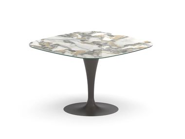 Extending square crystal table BRAVO