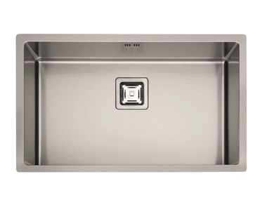 Single stainless steel sink P1B 7545 Q F-SF Fulgor Milano