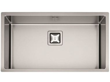 Single stainless steel sink P1B 8545 Q F-SF Fulgor Milano