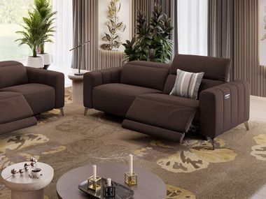 PALERMO 3 seater fabric sofa By Sofanella