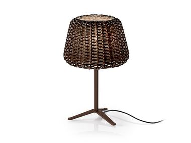 Rattan table lamp RALPH PANZERI