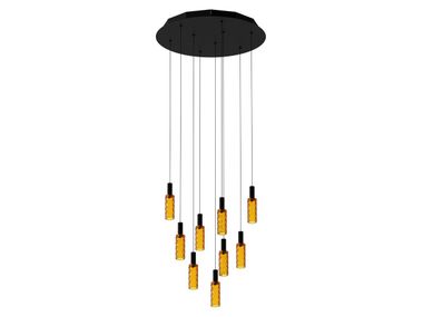 Lampada a sospensione a LED in vetro SCENT PIXEL PANZERI