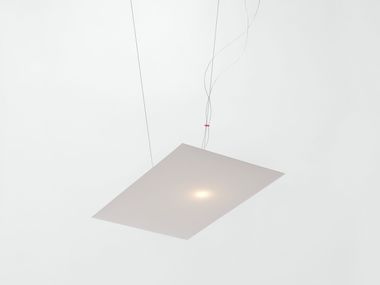LED paper and aluminium pendant lamp SERIE C PARACHILNA