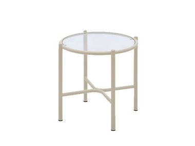 Mesa de centro de café redonda de metal RISE G PARLA