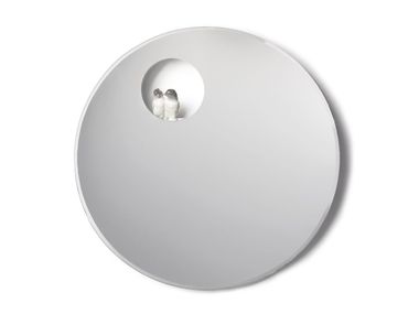 Specchio rotondo da parete PARROT SHINE I Lladró