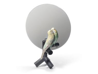 Specchio da tavolo rotondo PARROT VANITY Lladró