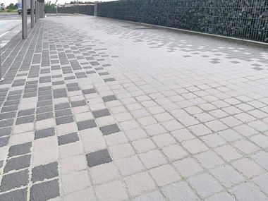 Bodenbelag für den Außenbereich / Strassenbelag aus Basalt PAVÈ 6 CM GRIGIO L'Altra Pietra