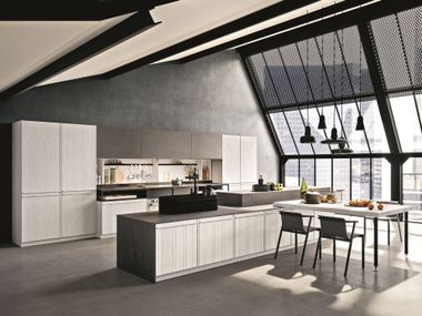 Kitchen with island PEPPER 04 Composit