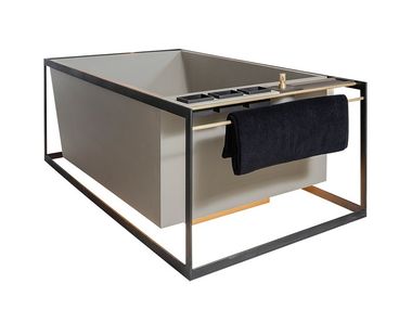 Freestanding rectangular bathtub PERÍMETRO Vallvé