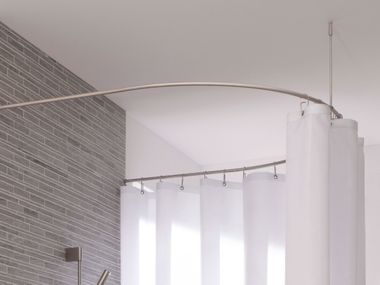Stainless steel shower curtain rod SEMI-CIRCLE PHOS
