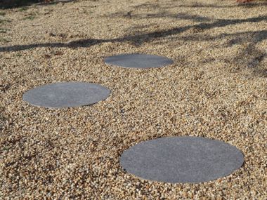 Sintered stone garden paths CERCHIO GRIGIONI L'Altra Pietra