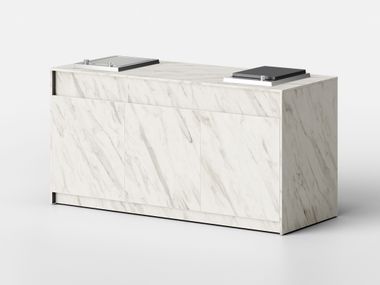 Cosmotech outdoor kitchen with teppanyaki plate and barbecue PILAN - COMP. 6 PILAN