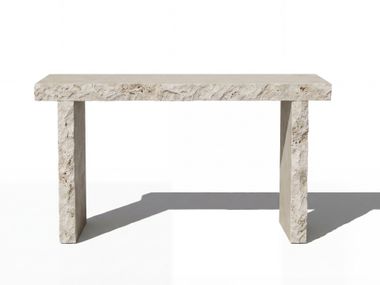 Rectangular natural stone console table TRAZA PIMAR